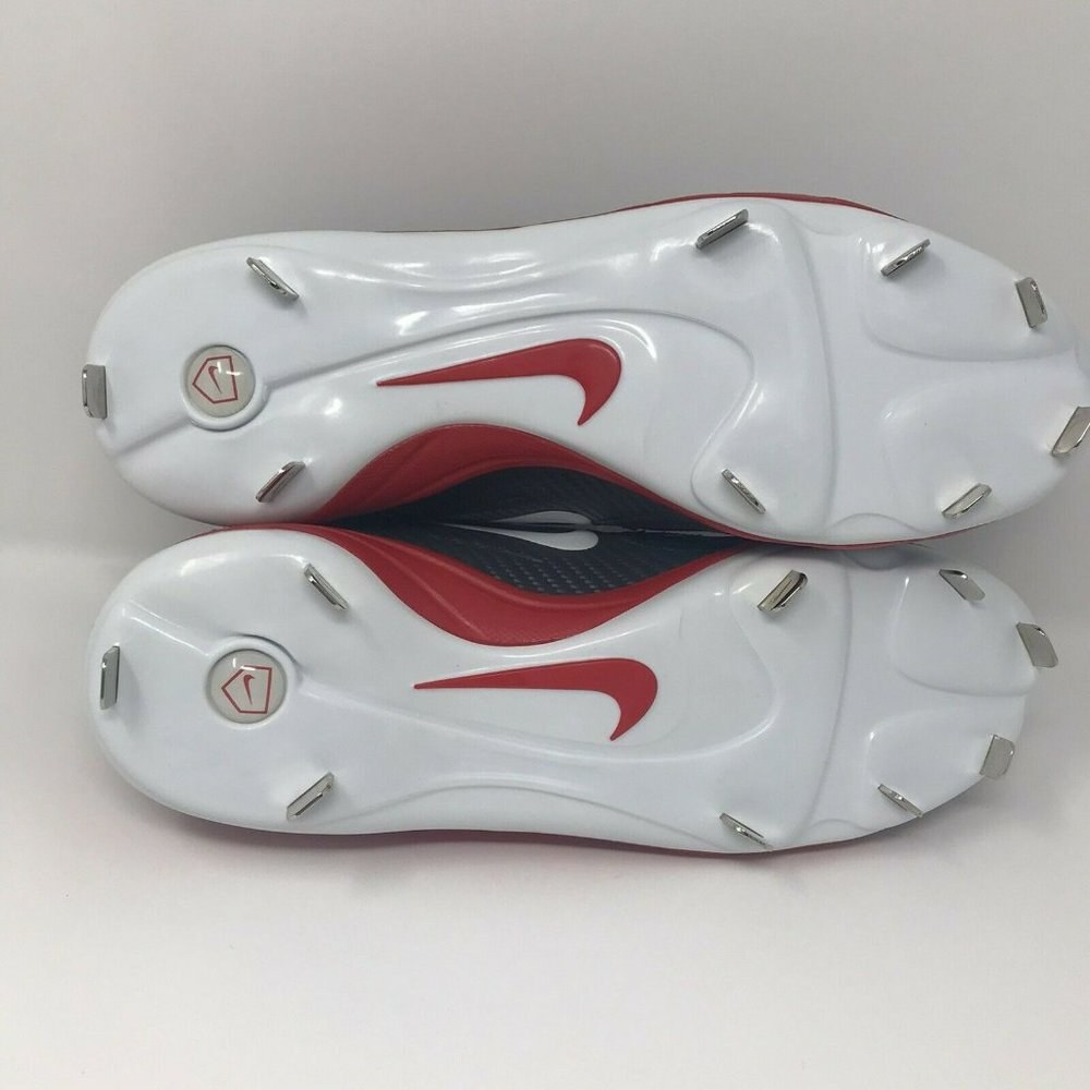 Mens Nike Air MVP Black and Red BSBL Baseball Cleats 684685-061 Size 10.5 - Picture 4 of 5